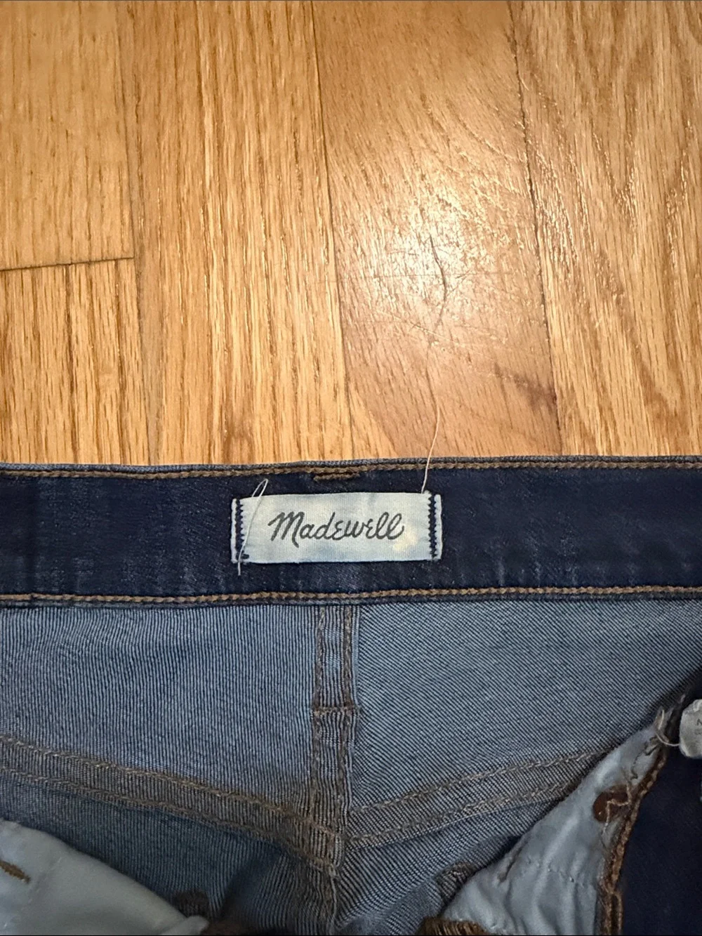 Madewell Dark Blue Skinny Jeans